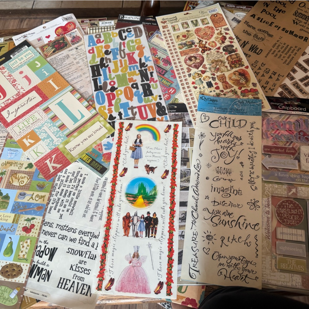 Assorted Scrapbooking Stickers - Picture 4 of 6